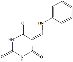 5-(anilinomethylene)-2,4,6(1H,3H,5H)-pyrimidinetrione Struktur