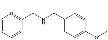 N-[1-(4-methoxyphenyl)ethyl]-N-(2-pyridinylmethyl)amine Structure