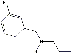 N-allyl-N-(3-bromobenzyl)amine Struktur