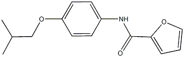 N-(4-isobutoxyphenyl)-2-furamide Struktur