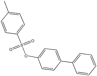 [1,1'-biphenyl]-4-yl 4-methylbenzenesulfonate Struktur