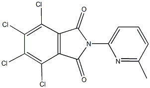 4,5,6,7-tetrachloro-2-(6-methyl-2-pyridinyl)-1H-isoindole-1,3(2H)-dione Struktur