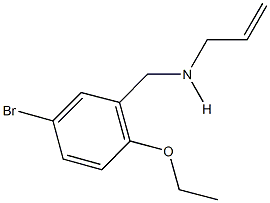 N-allyl-N-(5-bromo-2-ethoxybenzyl)amine Struktur