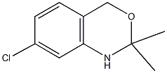 7-chloro-2,2-dimethyl-1,4-dihydro-2H-3,1-benzoxazine Struktur