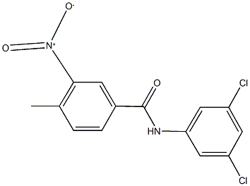 N-(3,5-dichlorophenyl)-3-nitro-4-methylbenzamide Struktur