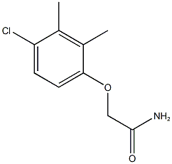 2-(4-chloro-2,3-dimethylphenoxy)acetamide Struktur