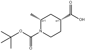 (2S,4S)-1-(TERT-BUTOXYCARBONYL)-2-METHYLPIPERIDINE-4-CARBOXYLICACID(WX611425) Struktur
