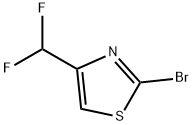 2-bromo-4-(difluoromethyl)thiazole Struktur