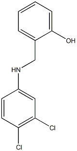 2-{[(3,4-dichlorophenyl)amino]methyl}phenol Struktur