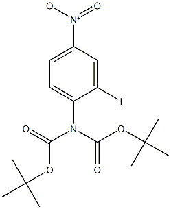 bis(1,1-dimethylethyl)-(2-iodo-4-nitrophenyl) imidodicarbonate Struktur