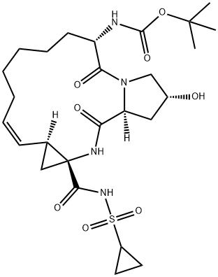 ((2R,6S,13AS,14AR,16AS,Z)-14A - ((環(huán)丙基磺?；?氨基甲酰基)-2- 結構式