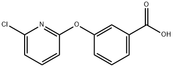 3-((6-Chloropyridin-2-yl)oxy)benzoic acid Struktur