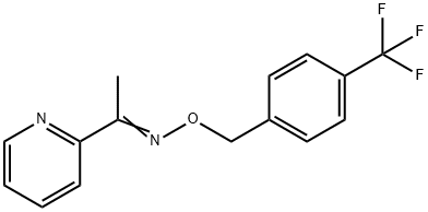 (E)-[1-(pyridin-2-yl)ethylidene]({[4-(trifluoromethyl)phenyl]methoxy})amine Structure