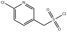 (6-chloropyridin-3-yl)methanesulfonyl chloride Struktur