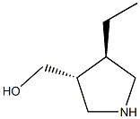 [(3r,4r)-4-ethylpyrrolidin-3-yl]methanol Structure
