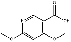 4,6-dimethoxypyridine-3-carboxylic acid Struktur