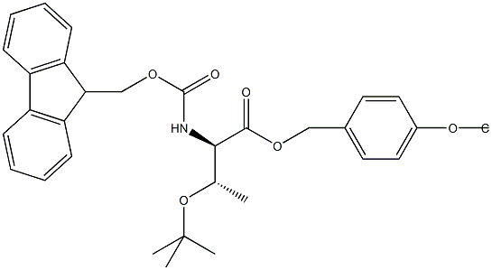 Fmoc-D-Thr(tBu)-Wang TG Struktur