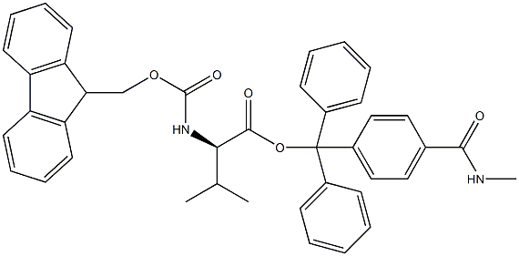 Fmoc-D-Val-Trt TG Structure