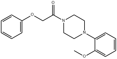 1-[4-(2-methoxyphenyl)piperazin-1-yl]-2-phenoxyethanone Structure