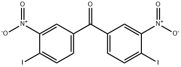 bis(4-iodo-3-nitrophenyl)methanone Struktur