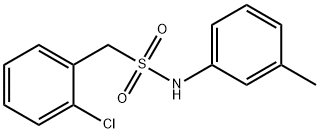 1-(2-chlorophenyl)-N-(3-methylphenyl)methanesulfonamide Struktur