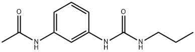 N-[3-(propylcarbamoylamino)phenyl]acetamide Struktur