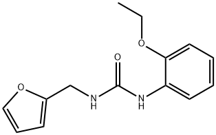 1-(2-ethoxyphenyl)-3-(furan-2-ylmethyl)urea Struktur