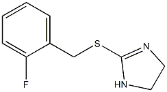 2-[(2-fluorophenyl)methylsulfanyl]-4,5-dihydro-1H-imidazole