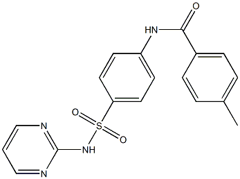 4-methyl-N-[4-(pyrimidin-2-ylsulfamoyl)phenyl]benzamide Structure