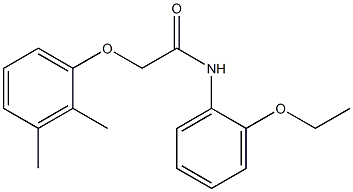 2-(2,3-dimethylphenoxy)-N-(2-ethoxyphenyl)acetamide Structure