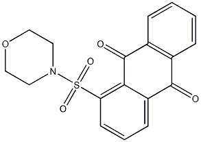 1-morpholin-4-ylsulfonylanthracene-9,10-dione Struktur