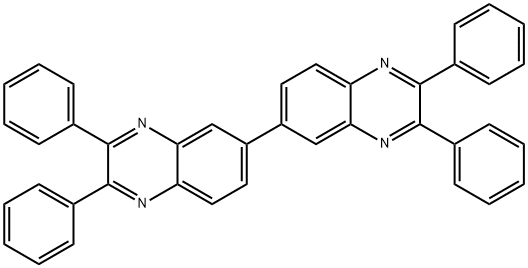 6-(2,3-diphenylquinoxalin-6-yl)-2,3-diphenylquinoxaline Struktur