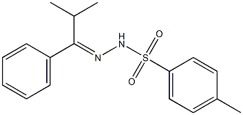 4-methyl-N-[(E)-(2-methyl-1-phenylpropylidene)amino]benzenesulfonamide Structure
