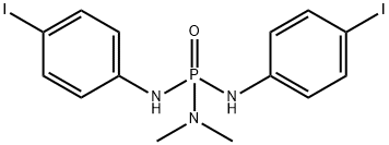 N-[dimethylamino-(4-iodoanilino)phosphoryl]-4-iodoaniline Struktur