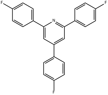 2,4,6-tris(4-fluorophenyl)pyridine Struktur