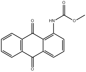 methyl N-(9,10-dioxoanthracen-1-yl)carbamate Structure