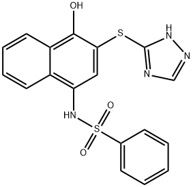 化合物 SIRT1/2-IN-2 結(jié)構(gòu)式