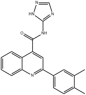 2-(3,4-dimethylphenyl)-N-(1H-1,2,4-triazol-5-yl)quinoline-4-carboxamide Structure