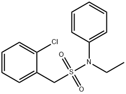 1-(2-chlorophenyl)-N-ethyl-N-phenylmethanesulfonamide Struktur