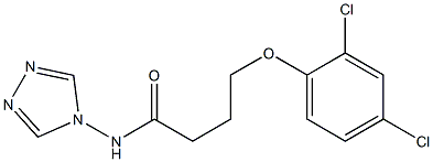 4-(2,4-dichlorophenoxy)-N-(1,2,4-triazol-4-yl)butanamide