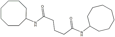 N,N'-di(cyclooctyl)pentanediamide Structure