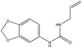 1-(1,3-benzodioxol-5-yl)-3-prop-2-enylurea Structure