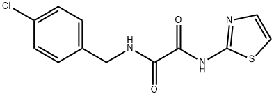 N-[(4-chlorophenyl)methyl]-N'-(1,3-thiazol-2-yl)oxamide Struktur