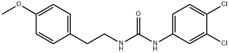 1-(3,4-dichlorophenyl)-3-[2-(4-methoxyphenyl)ethyl]urea Struktur