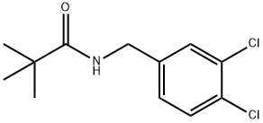 N-[(3,4-dichlorophenyl)methyl]-2,2-dimethylpropanamide Structure