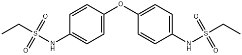 N-[4-[4-(ethylsulfonylamino)phenoxy]phenyl]ethanesulfonamide Structure