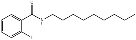 2-fluoro-N-nonylbenzamide Struktur