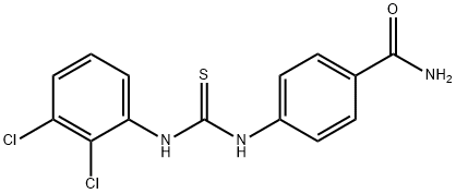 4-[(2,3-dichlorophenyl)carbamothioylamino]benzamide Struktur