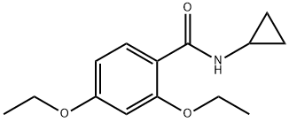 N-cyclopropyl-2,4-diethoxybenzamide Struktur