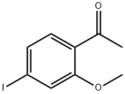 1-(4-Iodo-2-methoxy-phenyl)-ethanone Struktur